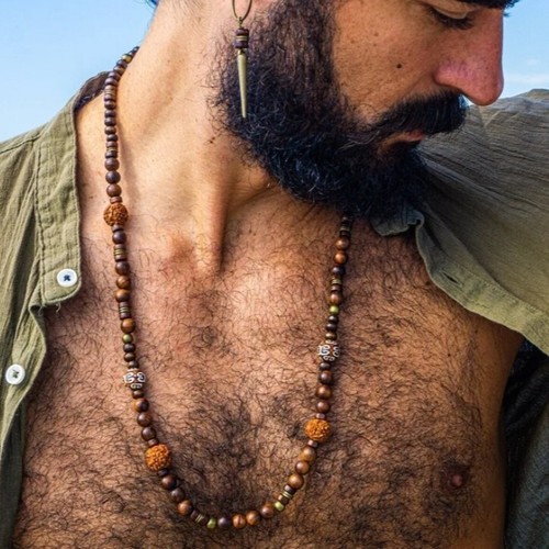 Collana uomo africana con - uomo,
