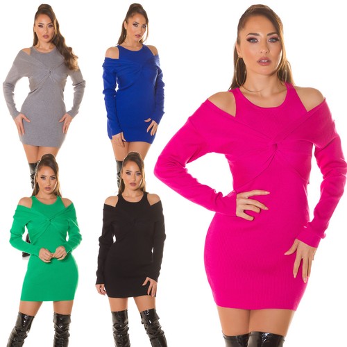 Abito maglia vestito donna - in,