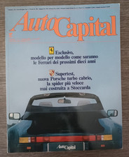 Autocapital 6 1987 - Ferrari - Porsche turbo cabrio