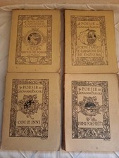 Lotto 4 Volumi Poesie Di
