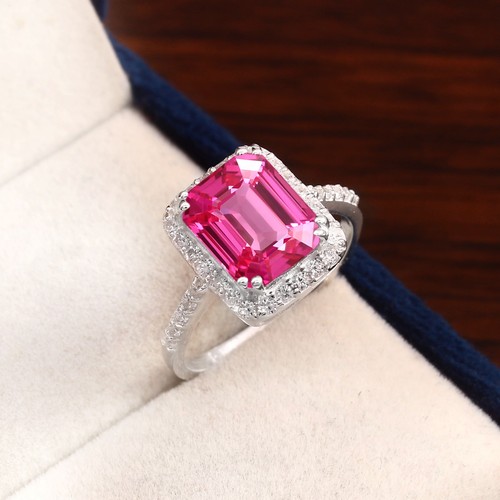 Anello zaffiro rosa - anello,