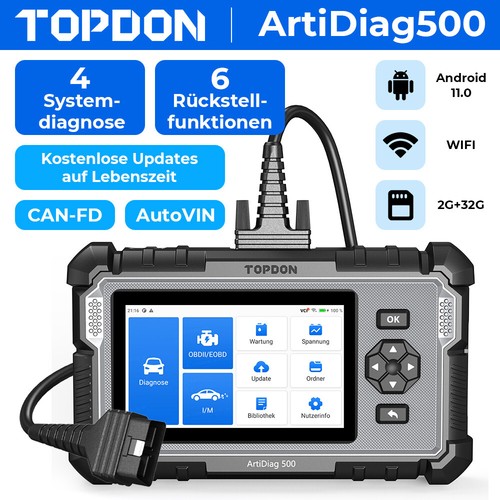 Topdon artidiag500 auto - 2.0,