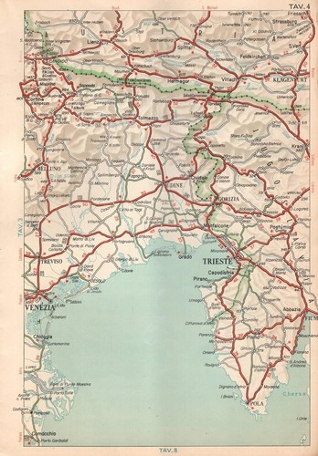 Friuli trieste istria carta - friuli,