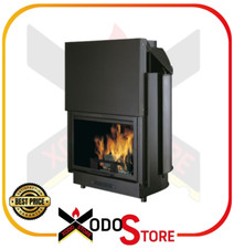 Termocamino legna ITALIANA CAMINI IDRO 100 PORTELLONE - PRONTA CONSEGNA mail