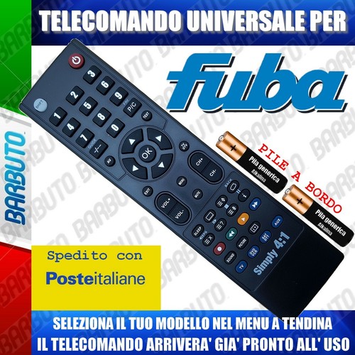 Telecomando universale fuba - telecomando,