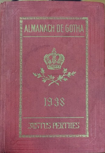 Almanach gotha 1938 - almanach, de