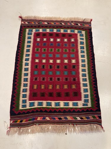 Kilim flat weave rug - kilim,