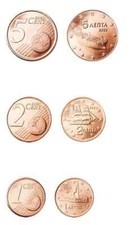 Grecia 5 centesimi - 1+2+5,