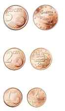 GRECIA  2002     1+2+5   CENTESIMI EURO  FDC- BU-UNC FROM ROLLS