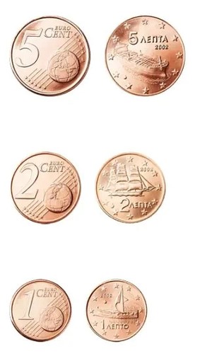 Grecia 5 centesimi - ,