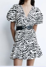 Mini Abito Zara Animal Zebra