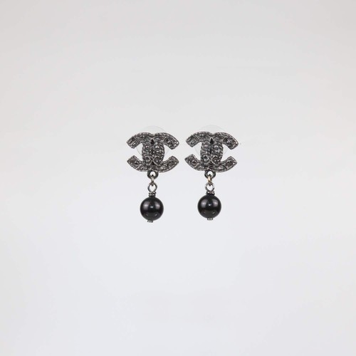 Orecchini chanel neri - cc, con
