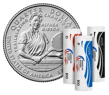 2025 PDS Althea Gibson Set di 3 monete da donna americana quarto