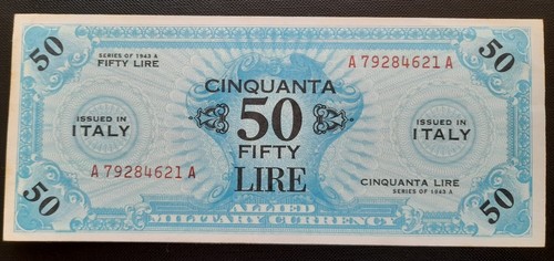 Allied military currency - currency, 50