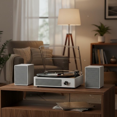 Giradischi vinile argento - vinile,