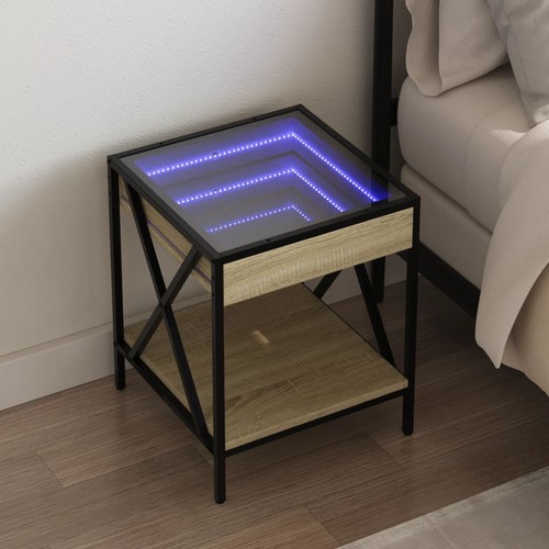 Comodino con led infinity - comodino,