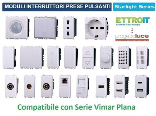 Serie vimar plana - plana, compatibile