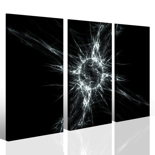 Quadro astratto nero dark - quadro,