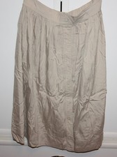 Damen Zara Seiden Optik Rock