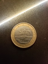 moneta da 1 euro rara con