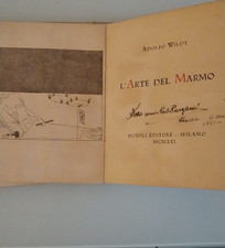 Wildt Adolfo L'Arte del Marmo