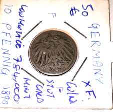 Moneta rara 10 Pfennig bassa