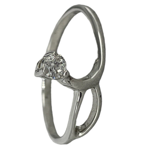 Solitario anello donna - , in