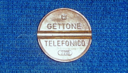Gettone telefonico 7711 raro - telefonico,
