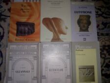 Lotto 7 libri Greco/Latino - Sofocle - Platone - Tacito - Cicerone - Scevola