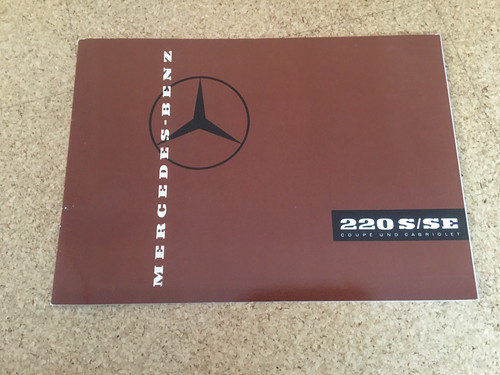 Brochure mercedes benz 220 - benz, "