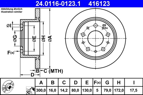 Bremsscheibe ate - bremsscheibe,