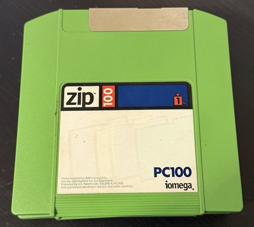 Iomega zip 100 disks - 100,