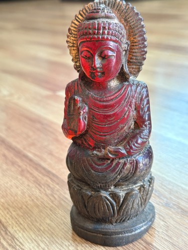Rare cast resin - cast, buddha