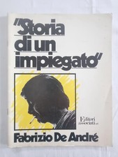 Storia di un impiegato Fabrizio De André libro Spartiti Editori Associati 1979