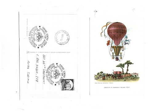 Dispaccio con aerostato - dispaccio,