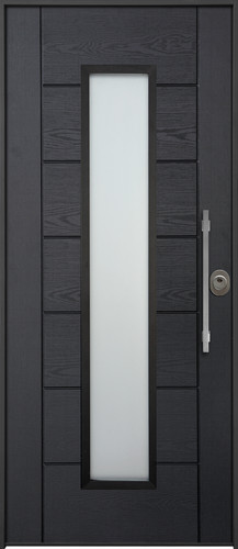 Porta blindata con vetro - porta,