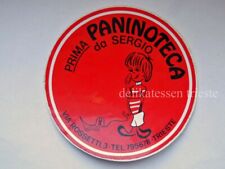 PANINOTECA DA SERGIO Trieste Via Rossetti ADESIVO STICKER originale vintage
