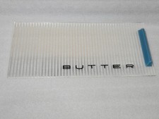 Porta ripiano frigorifero vintage scomparto burro, coperchio porta scorrevole