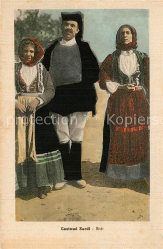 Bitti costumi sardi - costumi,