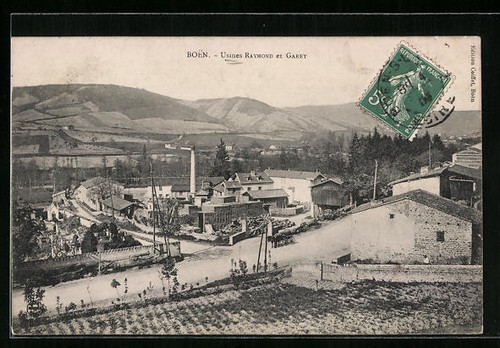 Cpa boen usines raymond et - cpa,