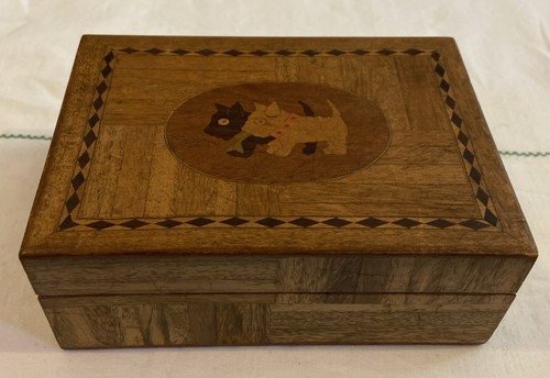 Vintage inlaid wood - vintage,