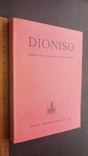 Dioniso Rivista di studi sul