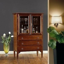 MOBILE LEGNO  VETRINA E CASSETTI ARTE POVERA