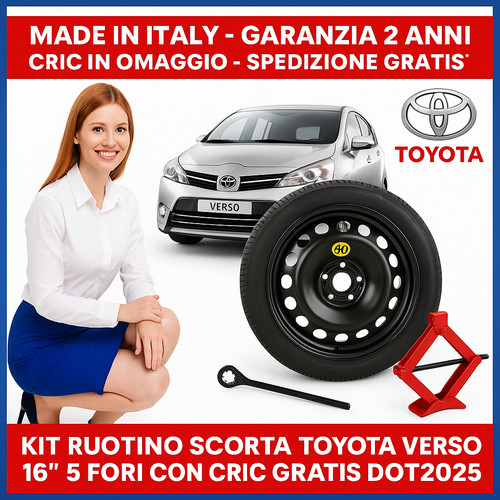 Ruotino scorta toyota - ruotino,