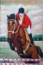 OLIO SU TELA SALVO LOMBARDO "DA SALTO"