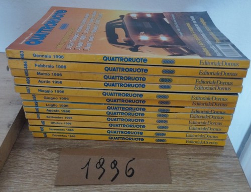 Riviste quattroruote 1996 - riviste,