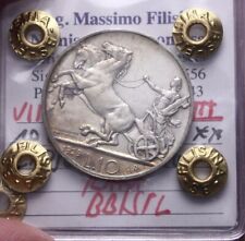 NL* VEIII 10 LIRE ARGENTO BIGA