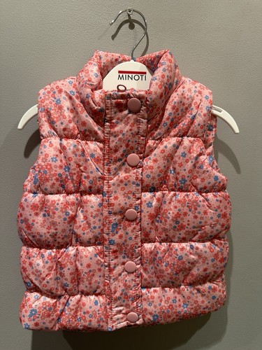Gilet puffa stampa floreale - gilet,
