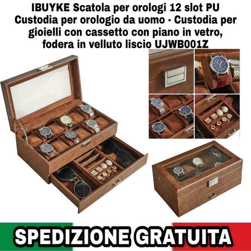 Scatola orologi slot pu - x, 12
