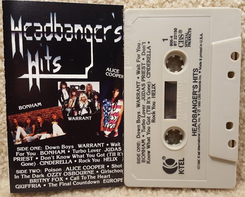 Cassette tape headbanger - cassette,